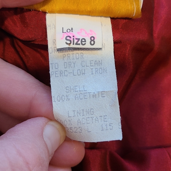 Alyce Designs wine vintage retro prom bridesmaid pageant formal gown dress 8 - Picture 6 of 9